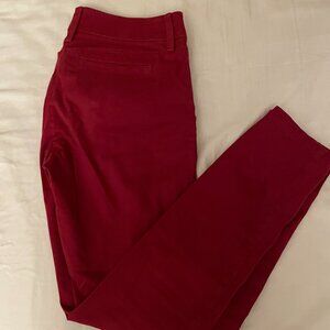 LOFT dark pink work pants size 2